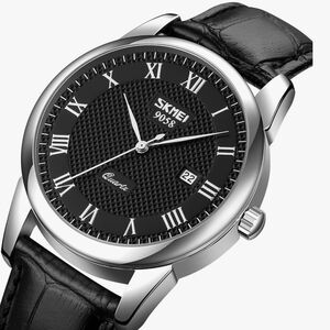 Skmei Black and Silver Men's Watch